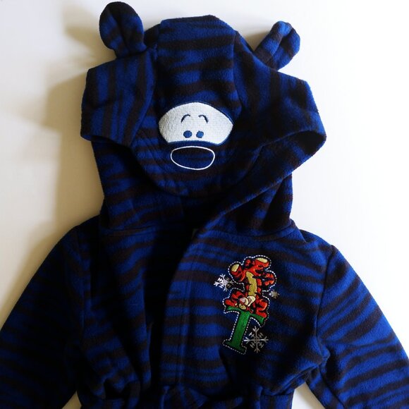 Disney Baby Tigger Fleece Hooded Bathrobe Toddler 18 Months - Picture 10 of 10